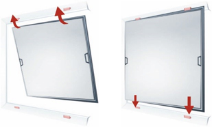 Установка москитной сетки