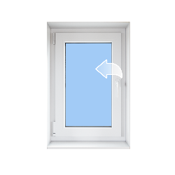 Окно одностворчатое поворотное, 600*900