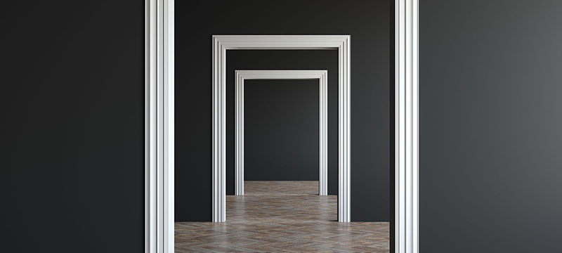 Отделка дверных проемов без установки дверей 