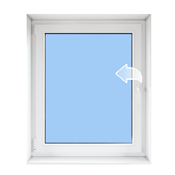 Окно одностворчатое поворотное, 1000*1200