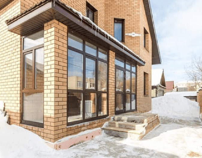 Остекление коттеджа